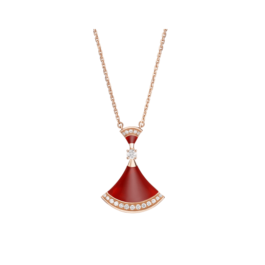 [Vellora-Opalyn]DREAM NECKLACE CARNELIAN DIAMOND