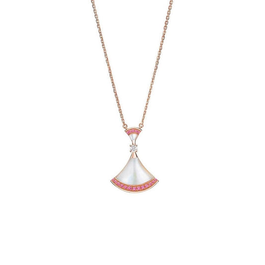 [Vellora-Opalyn]DREAM NECKLACE MOP PINK DIAMOND