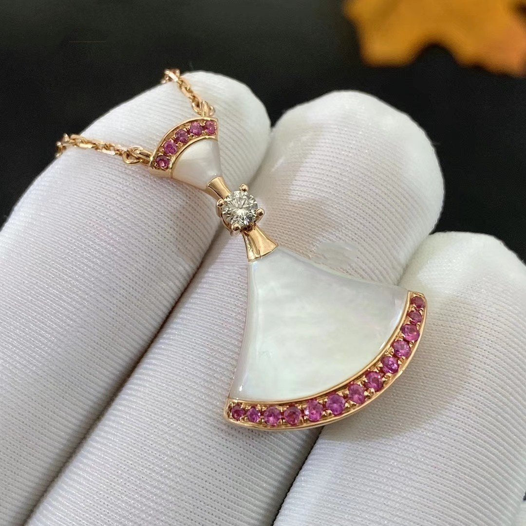 [Vellora-Opalyn]DREAM NECKLACE MOP PINK DIAMOND