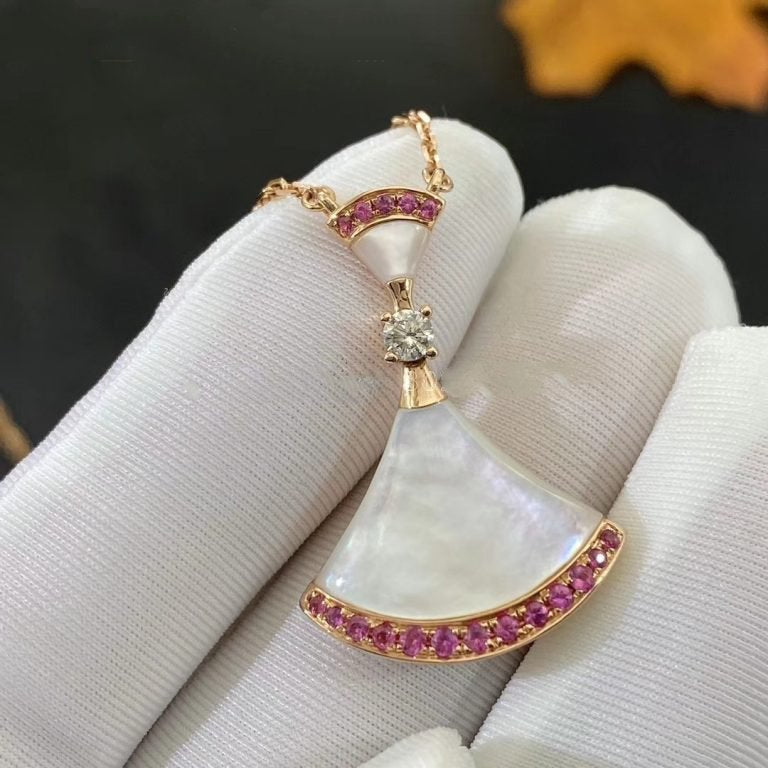[Vellora-Opalyn]DREAM NECKLACE MOP PINK DIAMOND