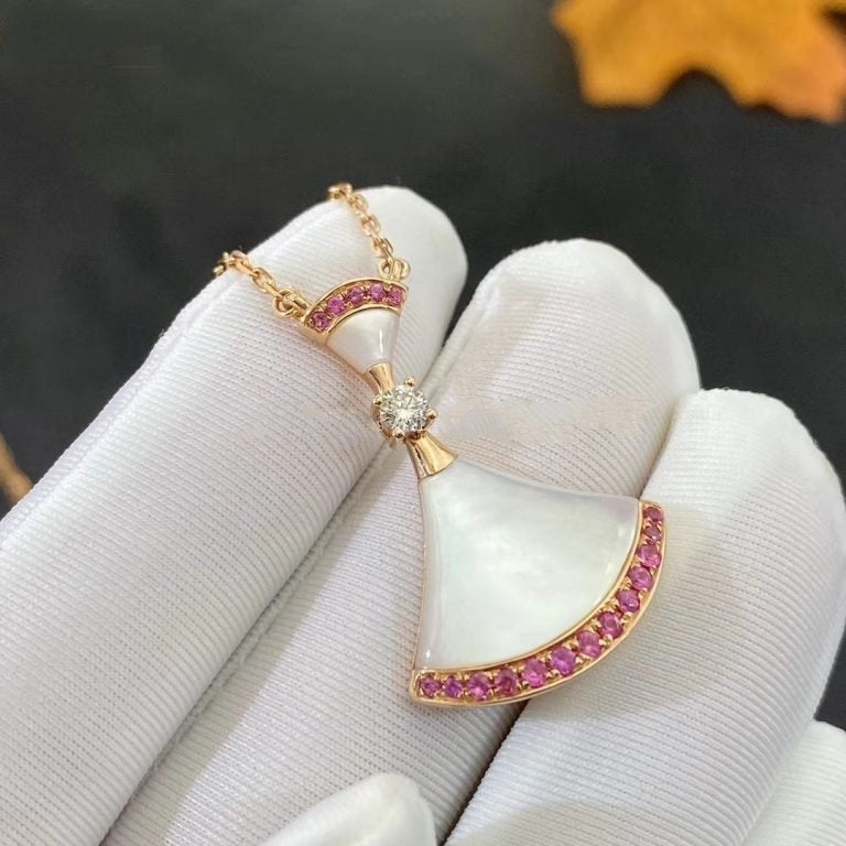 [Vellora-Opalyn]DREAM NECKLACE MOP PINK DIAMOND