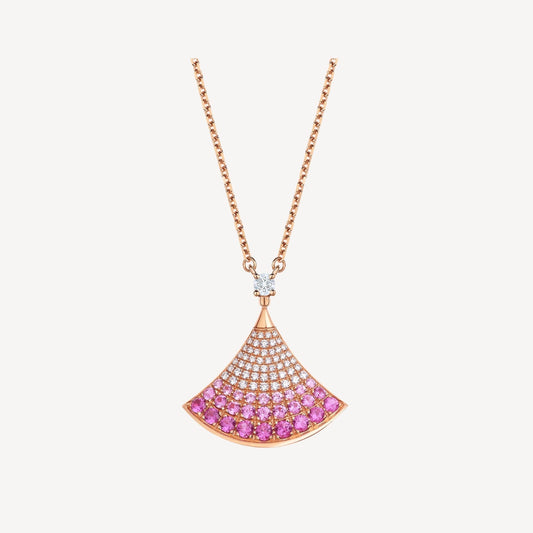 [Vellora-Opalyn]DREAM NECKLACE PINK GOLD PINK DIAMOND