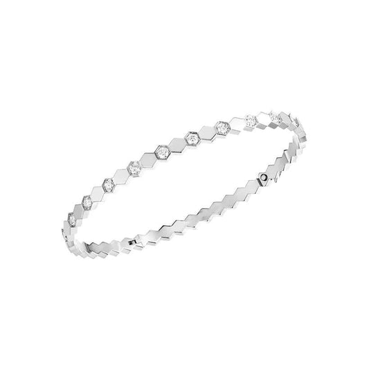 [Vellora-Opalyn]BEE LOVE SILVER DIAMOND BRACELET