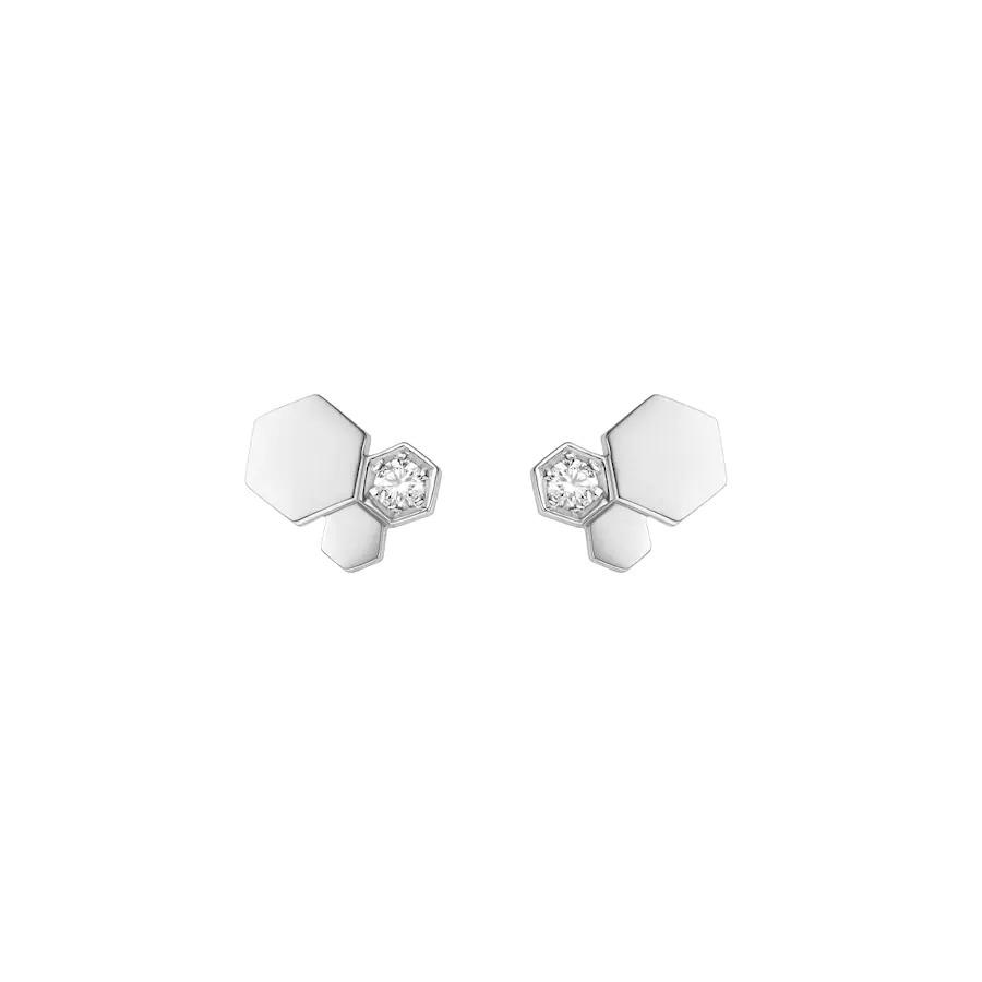 [Vellora-Opalyn]BEE LOVE SILVER DIAMOND EARRINGS