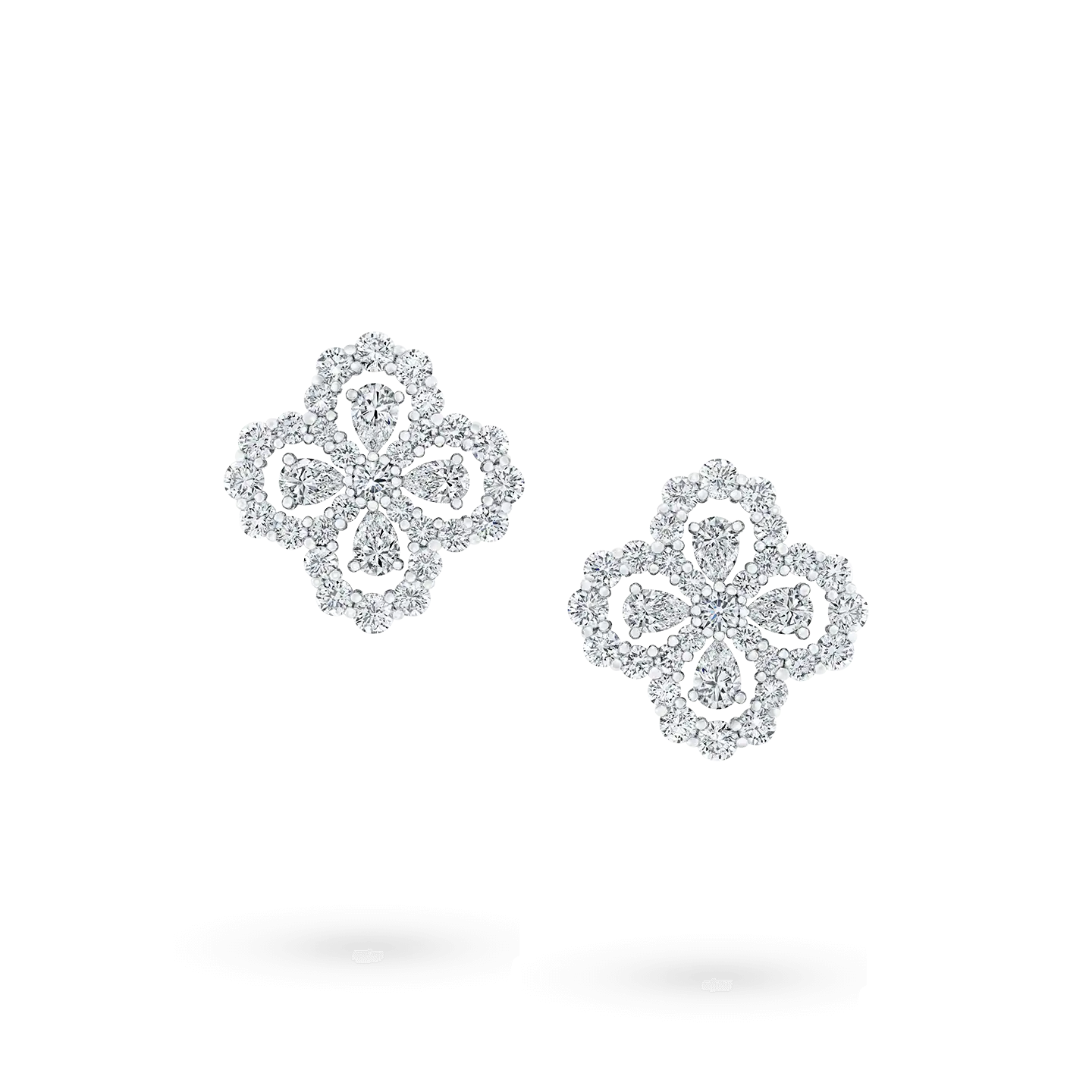 [Vellora-Opalyn]LOOP EARRINGS FULL MOTIF DIAMOND 16MM