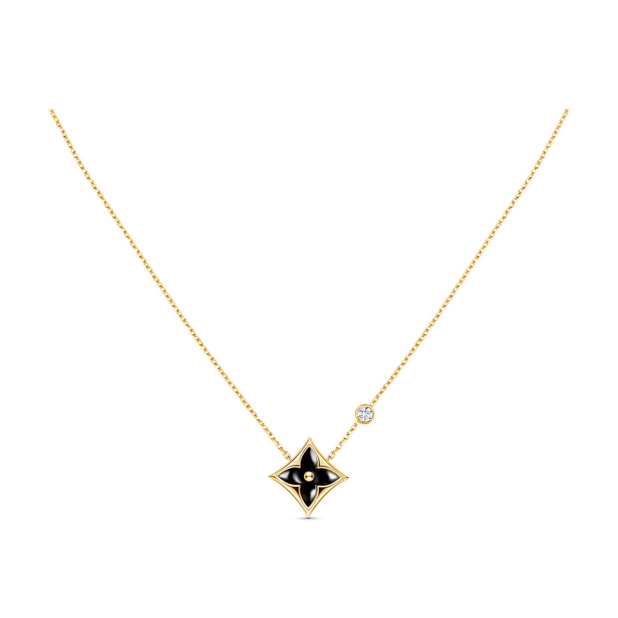 [Vellora-Opalyn]STAR BLACK MOP NECKLACE
