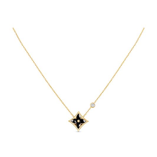 [Vellora-Opalyn]STAR BLACK MOP NECKLACE