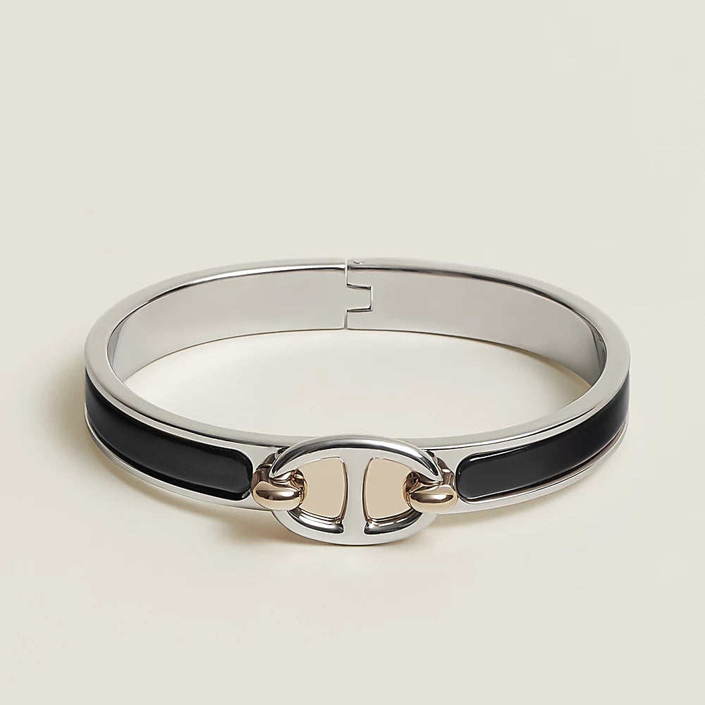 [Vellora-Opalyn]CLIC CHAINE SILVER BRACELET
