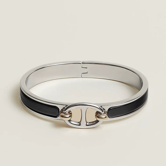 [Vellora-Opalyn]CLIC CHAINE SILVER BRACELET