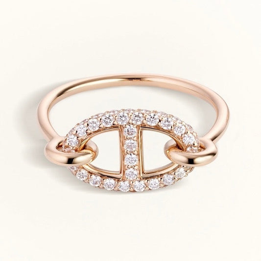 [Vellora-Opalyn]RONDE SMALL DIAMOND RING
