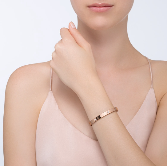 [Vellora Opalyn] LOVE BRACELET 6.1MM 4 DIAMONDS
