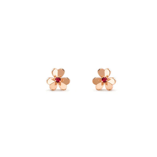 [Vellora-Opalyn]FRIVOLE  FLOWER PINK EARRINGS