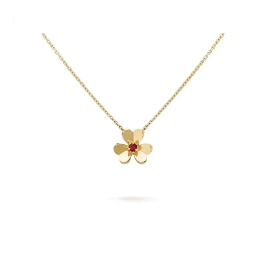 [Vellora-Opalyn]FRIVOLE GOLD FLOWER NECKLACE