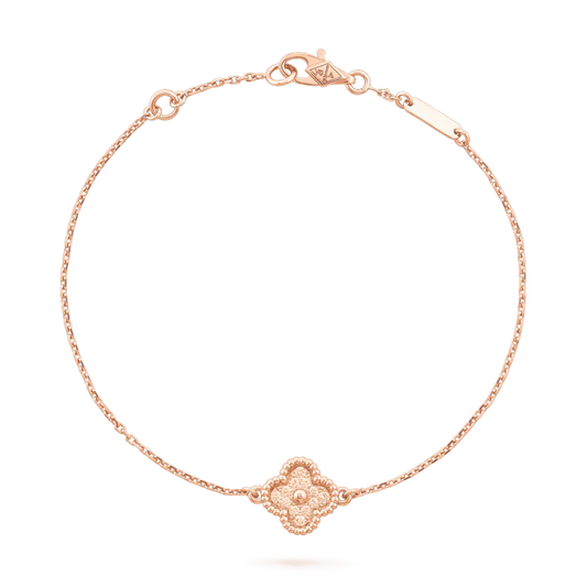 [Vellora-Opalyn]CLOVER SINGLE FLOWER BRACELET