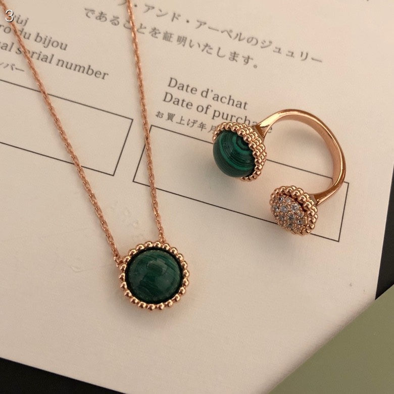 [Vellora-Opalyn]PERLEE COULEURS DIAMOND ROSE GOLD BETWEEN THE FINGER RING