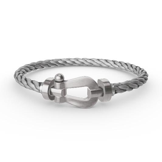 [Vellora-Opalyn]FORCE LARGE HORSESHOE NO DIAMOND BRACELET SILVER