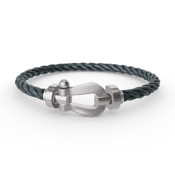 [Vellora-Opalyn]FORCE LARGE HORSESHOE NO DIAMOND BRACELET SILVER