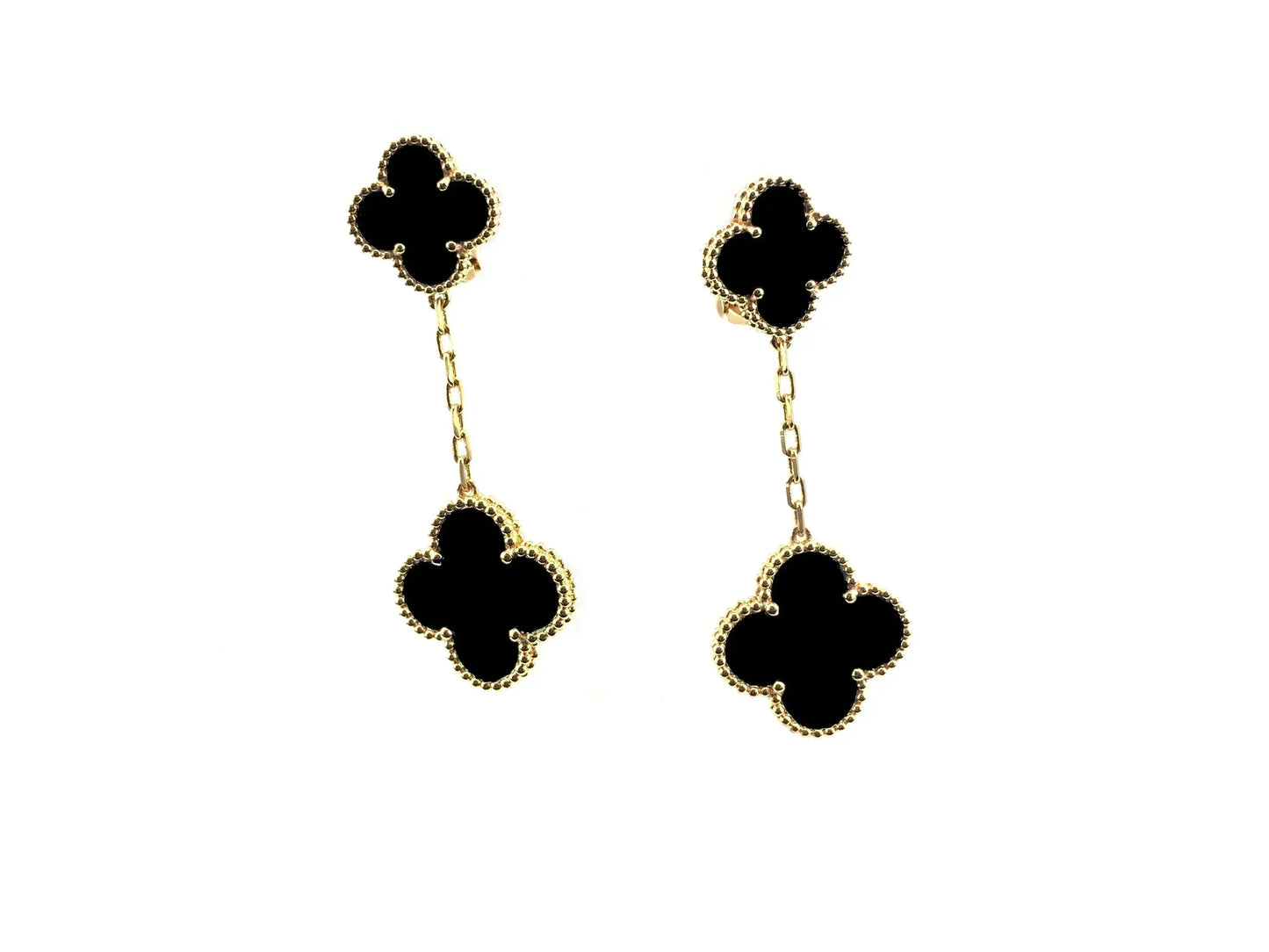 [Vellora-Opalyn]CLOVER 2 MOTIFS  EARRINGS (MULTIPLE CHOICESC