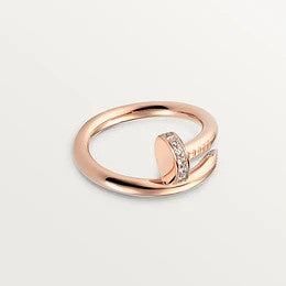 [Vellora-Opalyn]JUSTE RING 2.65MM PINK GOLD DIAMOND